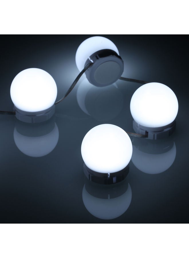 LED Vanity Mirror Lights Kit With 10 Light Bulbs White 21 x 5.8 x 15cm  - Image 4
