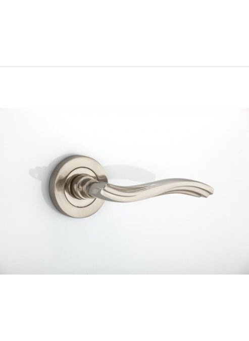 AZM Yakut Door Handle Rosette Quantitative - Satin Room 