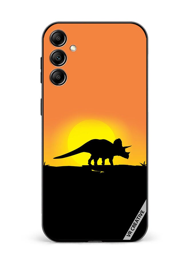 VR CREATIVE Protective Case Cover For Samsung Galaxy A34 Dinosaur Design Multicolour - Image 1