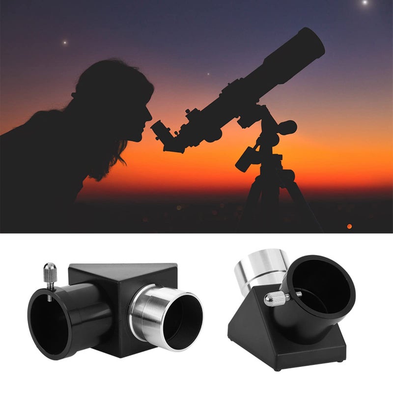 1.25 Inch 90 Degree Inverted Porro Prism Diagonal Mirror for Refractor Catadioptric Telescopes - Image 3