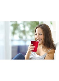 ستاك مان أكواب حمراء - أكواب حفلات - أكواب بلاستيكية للاستخدام مرة واحدة [16 أونصة - عبوة من 100 كوب] أكواب حفلات ممتعة ومتينة للشرب واللعب - علبة كبيرة تحتوي على 100 كوب، من ستاك مان  - Image 5