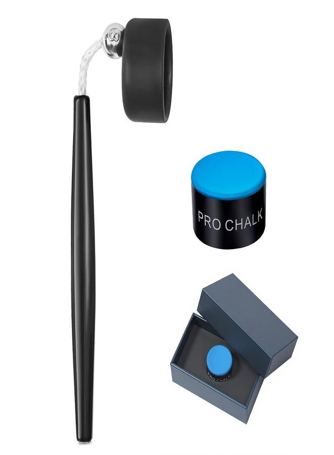 zunzingy Billiard Chalk with Holder – Premium Neutral Cue Chalk and Durable Lightweight Pocket Holder Billiard Table Accessories for Snooker, 8-Ball and 9-Ball - Image 1