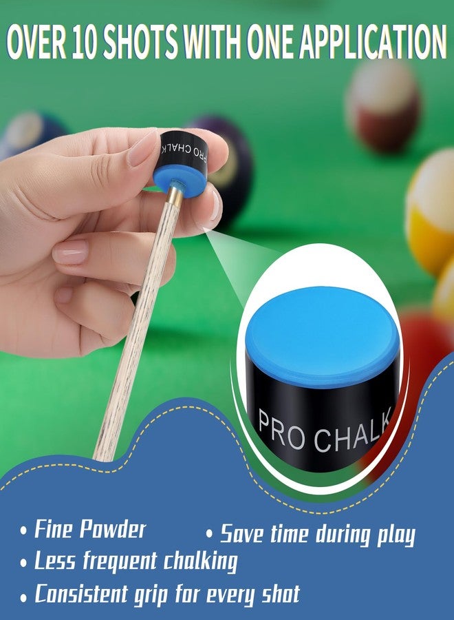 zunzingy Billiard Chalk with Holder – Premium Neutral Cue Chalk and Durable Lightweight Pocket Holder Billiard Table Accessories for Snooker, 8-Ball and 9-Ball - Image 4
