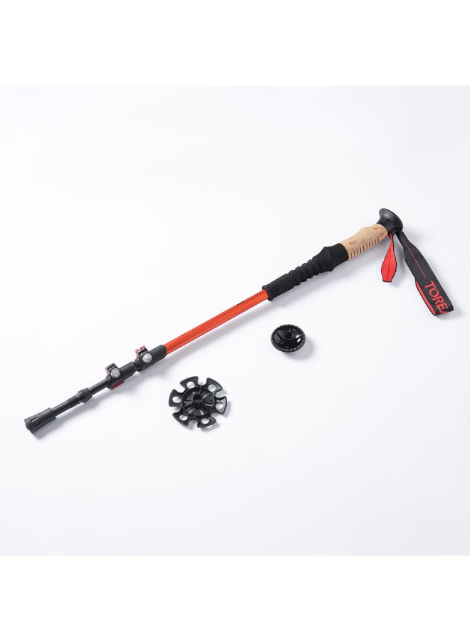 Toread Hiking Pole Outdoor Universal Aluminum Alloy Non-slip Telescopic Folding Trekking Equipment Tekkbn80717 - Image 1