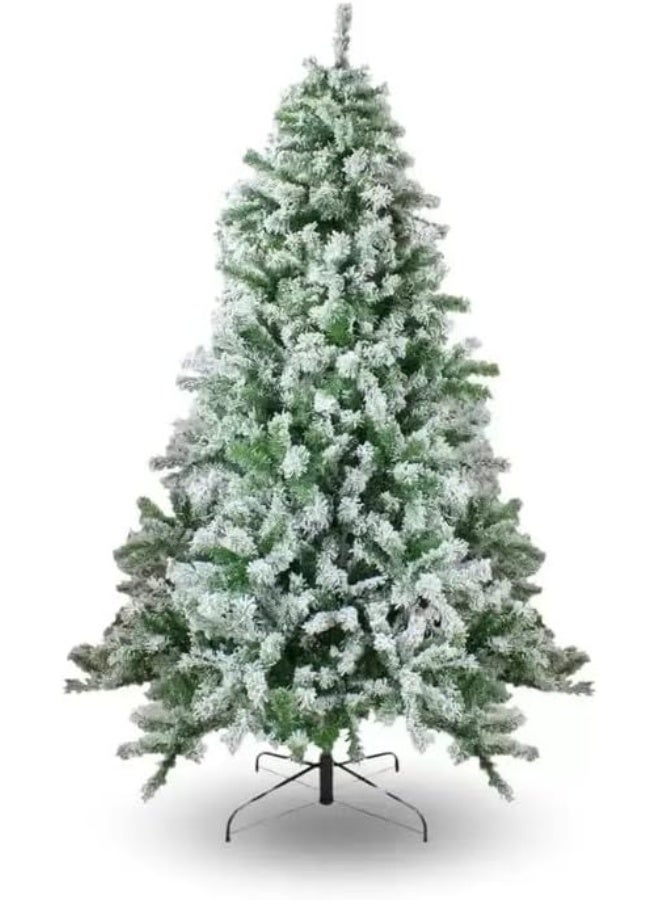 Day To Day شجرة عيد الميلاد الهجينة المغطاة بالثلج مع قاعدة - 120 سم - Image 1