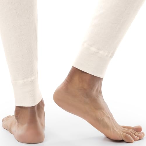 ColdPruf Men's Basic Active Wear Pants, Winter white, 3X - Image 4