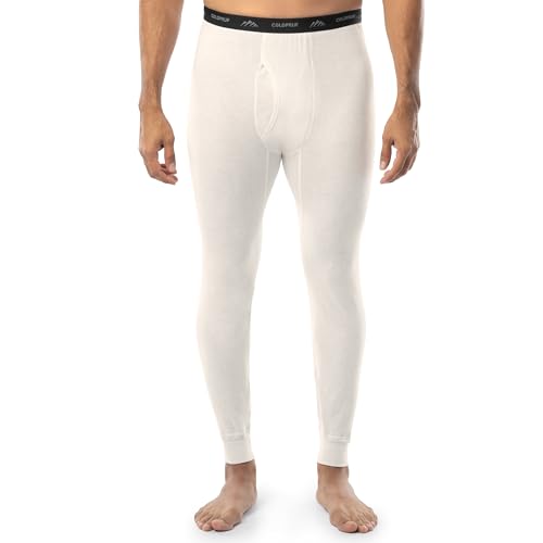 ColdPruf Men's Basic Active Wear Pants, Winter white, 3X - Image 1