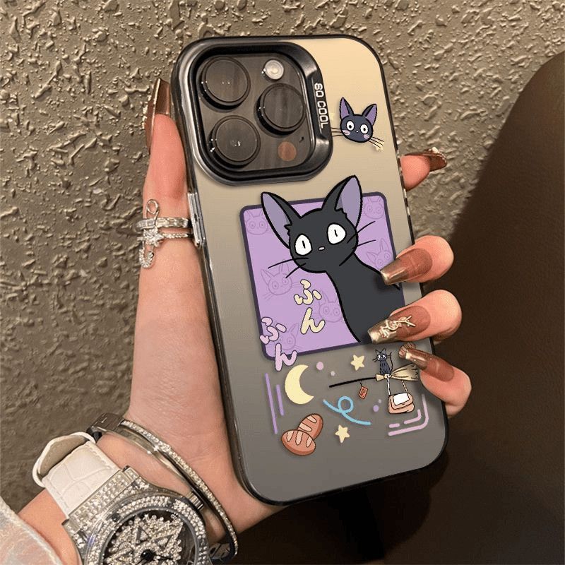 Apple iPhone 16 Pro Phone Case - Magic Cat Creative Cartoon Cute Drop-Proof Phone Case - Image 2