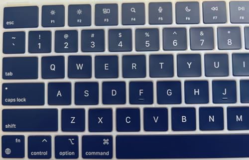 WATIPUNO Laptop Keyboard Keycaps Keys Replacement for MacBook Pro/Air Retina 13.6/14/15/16" M2/M3 Pro Model A2681 A3113 A2941 A3114 A2779 A2780 A2918 A2992 A2991 2022-2024 Year (Midnight Blue) - Image 3