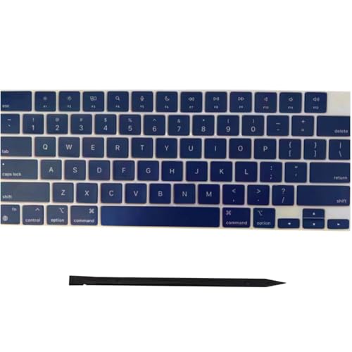 WATIPUNO Laptop Keyboard Keycaps Keys Replacement for MacBook Pro/Air Retina 13.6/14/15/16" M2/M3 Pro Model A2681 A3113 A2941 A3114 A2779 A2780 A2918 A2992 A2991 2022-2024 Year (Midnight Blue) - Image 1