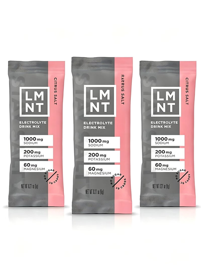 لمنت LMNT صفر السكر الكهربائي المشروب خلط ملح التوت مسحوق التهيئة عالية الصوديوم دعم الطاقة كيتو صديقة 30 حزم عصا - Image 1