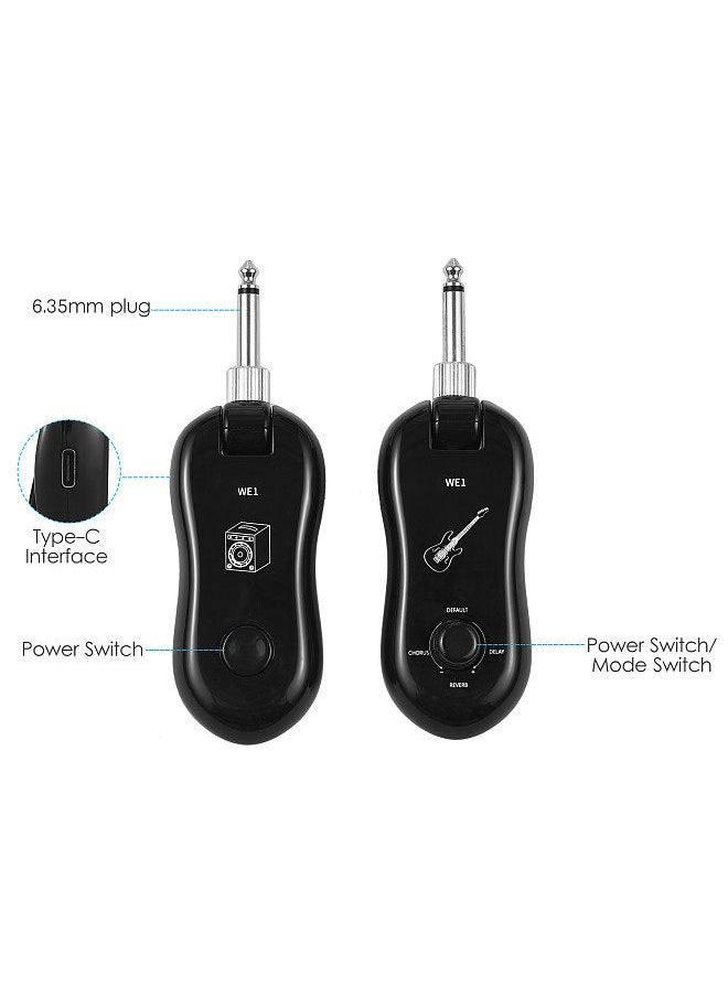 Generic - Digital Guitar Wireless System Support OTG Internal Recording Function 50M Transmission Range Built-in Rechargeable Battery - Image 1