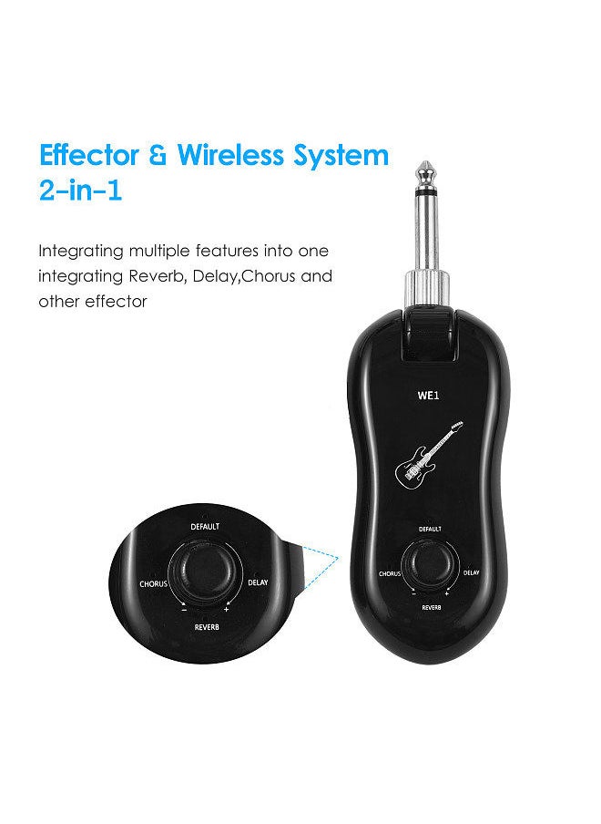 Generic - Digital Guitar Wireless System Support OTG Internal Recording Function 50M Transmission Range Built-in Rechargeable Battery - Image 1
