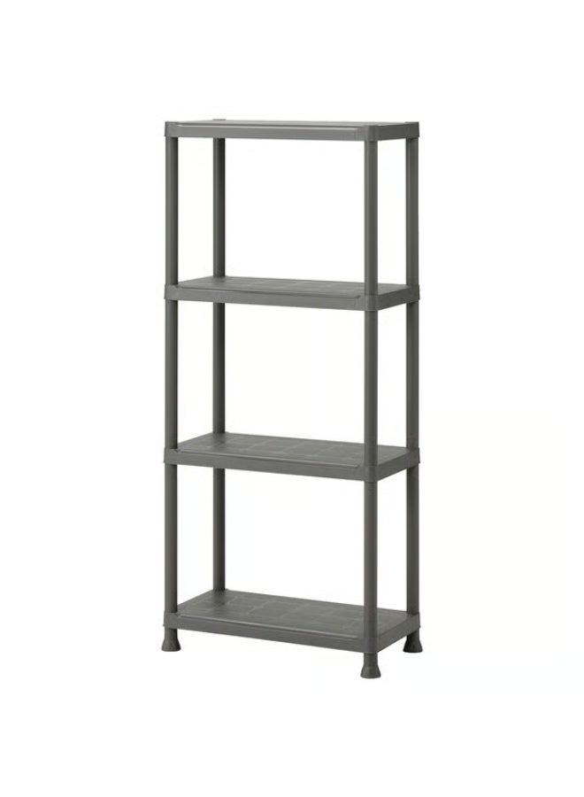 IKEA (イケア) Shelving Unit, Office Accessories, and Space Organizer, Dark Grey, Indoor/Outdoor, Modern, Versatile, Dark Grey, Perfect Storage Solution for Home and Garden, Durable Design for Indoor and Outdoor Use, 60x30x133 cm - Image 1