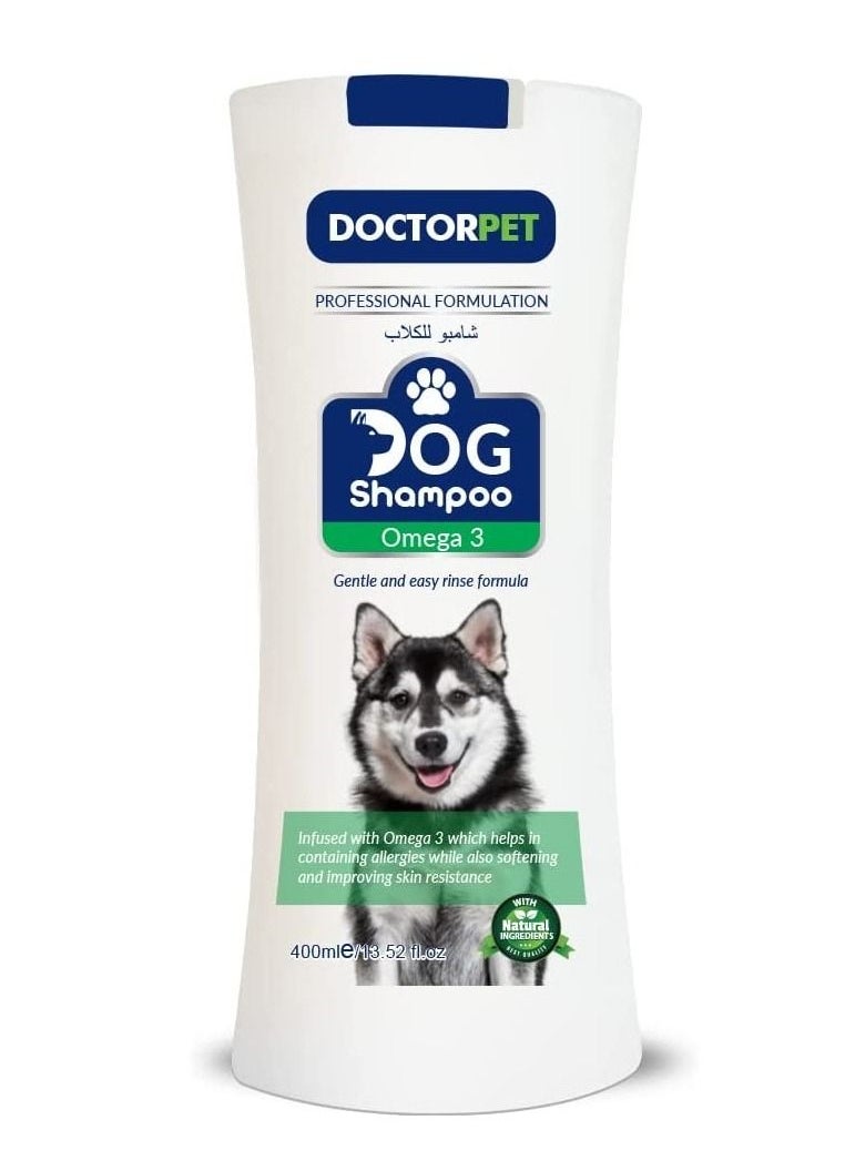 DoctorPet Dog Shampoo Omega 3 400ml 