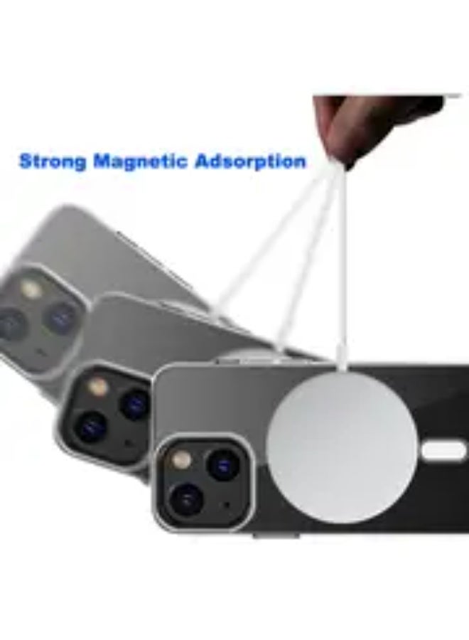 MG Maxguard Magnetic Clear Case for iPhone 13, Transparent Protective Cover, Anti-Yellow Slim Back Cover Crystal Clear Phone Cover for Apple iPhone 13-MG-C008-CL - Image 2