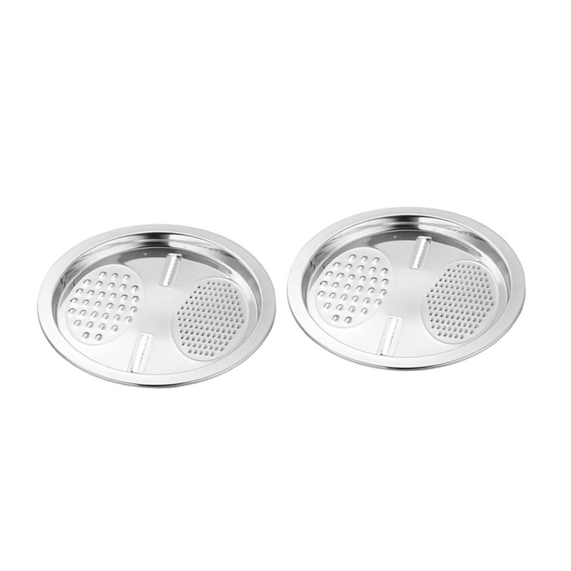 Stainless Steel Kitchen Grater 2 Pack Shredder Slicer for Vegetables Dishwasher Safe Multipurpose - Image 2