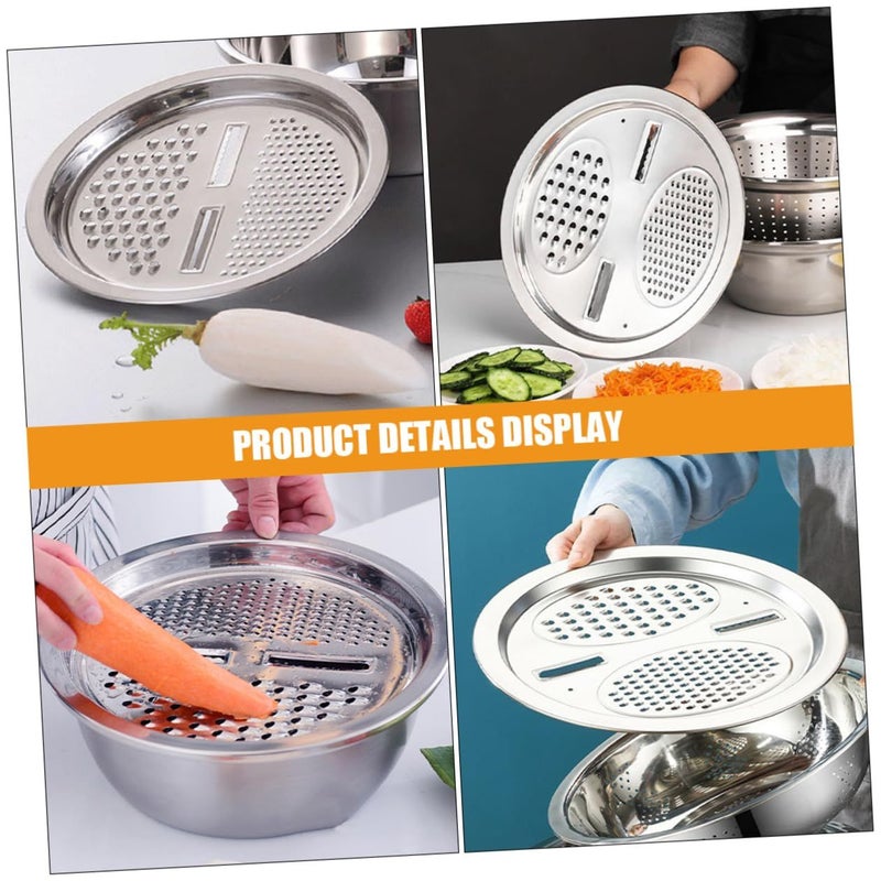 Stainless Steel Kitchen Grater 2 Pack Shredder Slicer for Vegetables Dishwasher Safe Multipurpose - Image 4