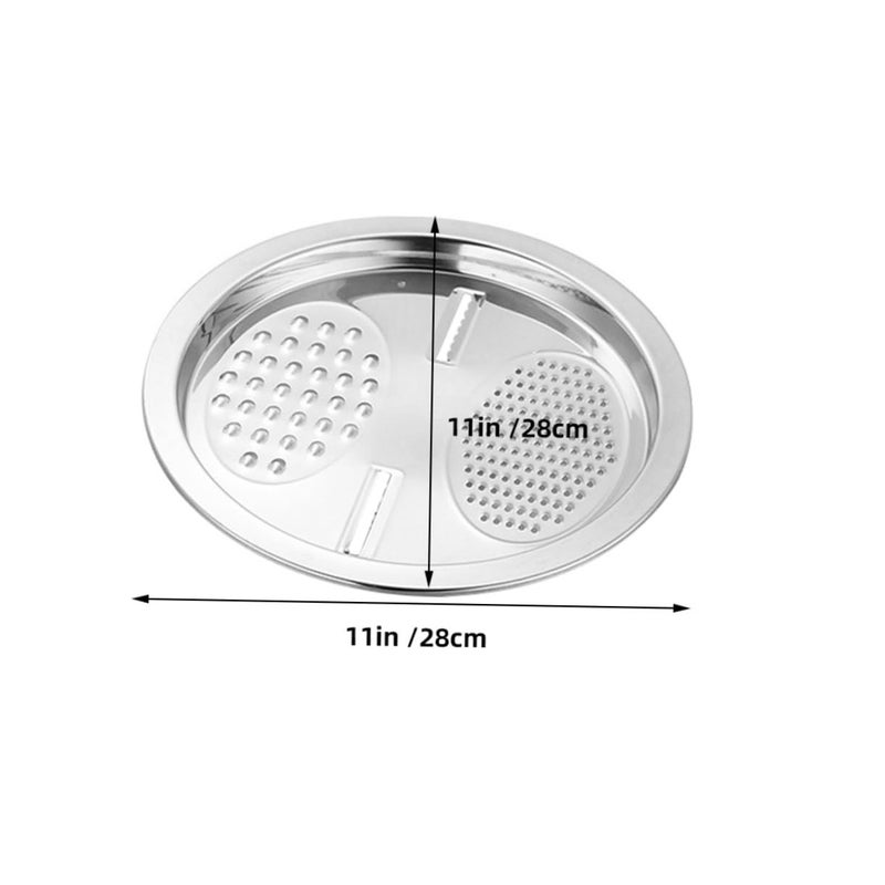 Stainless Steel Kitchen Grater 2 Pack Shredder Slicer for Vegetables Dishwasher Safe Multipurpose - Image 3