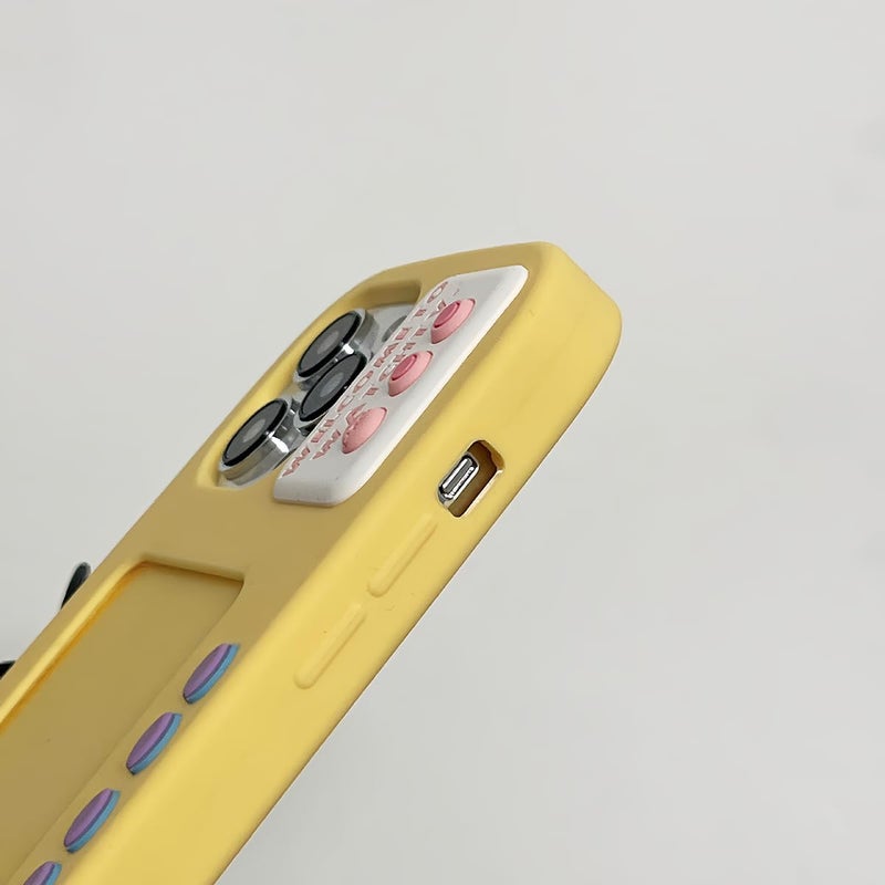 QoKcoahn حافظة متوافقة مع iPhone 13، غطاء كرتوني لطيف ثلاثي الأبعاد كاواي مضحك لخنزير الماء ينفخ الفقاعات للنساء والفتيات، حماية من السقوط من السيليكون الجل الناعم - Image 4