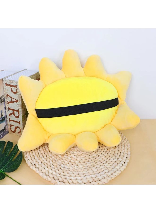 Sunflower Floor Cushion Hand Washable Knitted Cover Multi Purpose Home Decor - Image 3