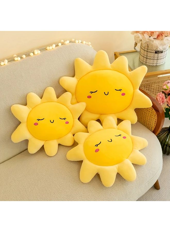 Sunflower Floor Cushion Hand Washable Knitted Cover Multi Purpose Home Decor - Image 4
