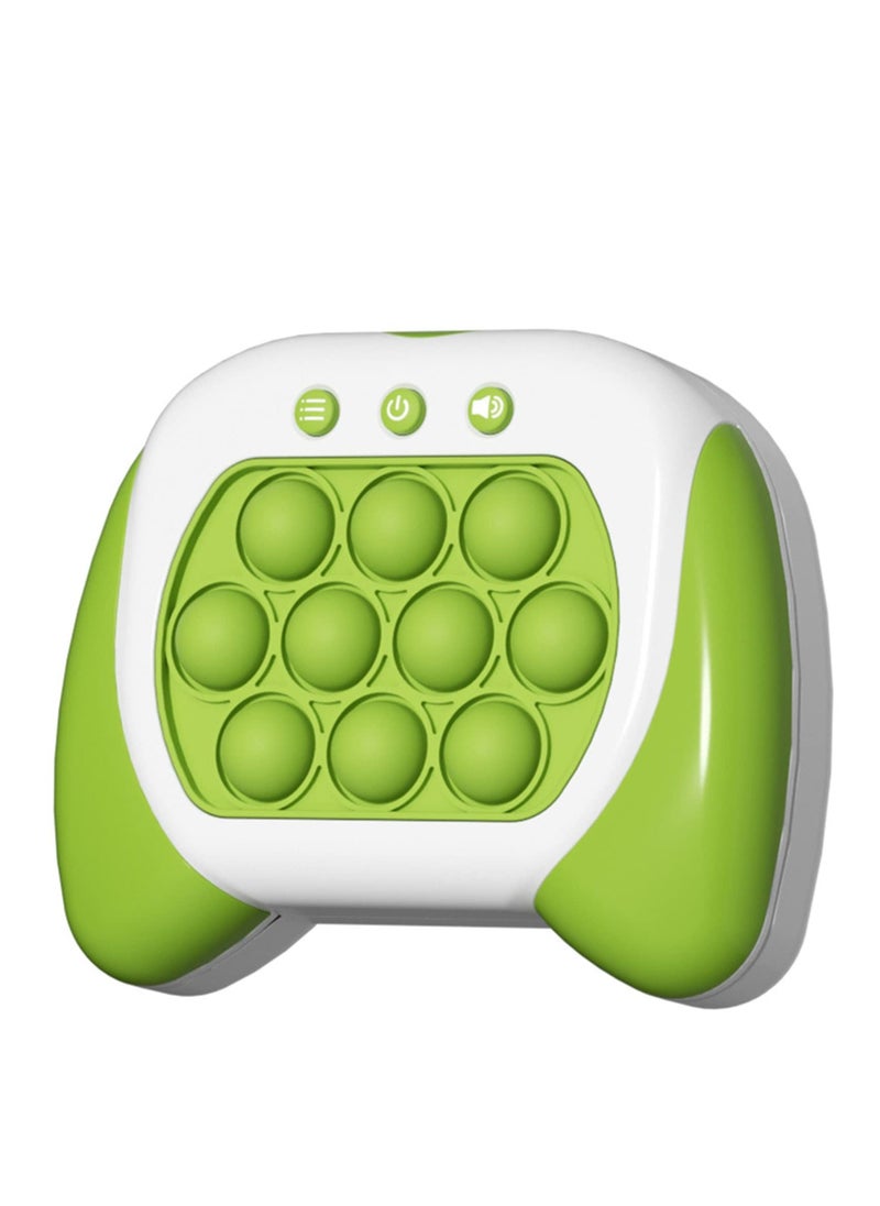 MIXDE Quick Push Pop Light Up Games - Sensory Fidget Toys for Kids and Adults, Squeeze Poppet Sensory Push Pop Bubble Toy - Fidgets Handheld Games.Perfect Gift for Boys and Girls Ages 6-12" (Green)  - Image 1