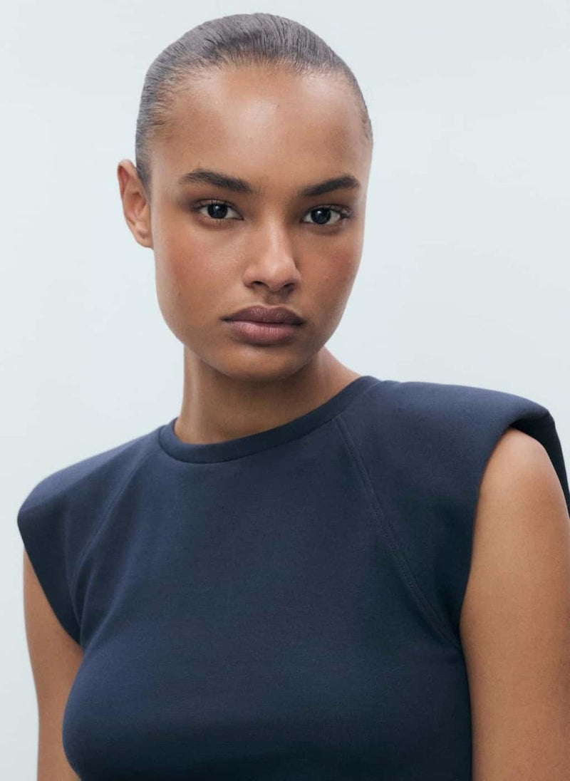 MANGO Cap Sleeve Midi Dress - Image 4