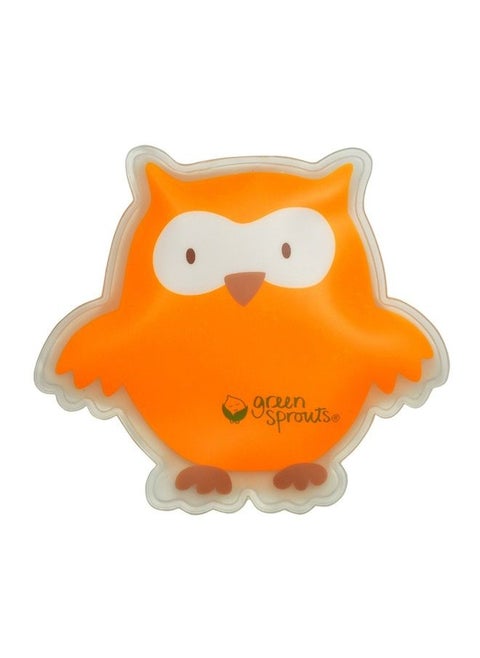 Cool Calm Press | Soothes Aches, Bumps, & Bruises with Cold Therapy | Filled with Non-Toxic Gel, Flexible When Frozen, Reusable, Orange