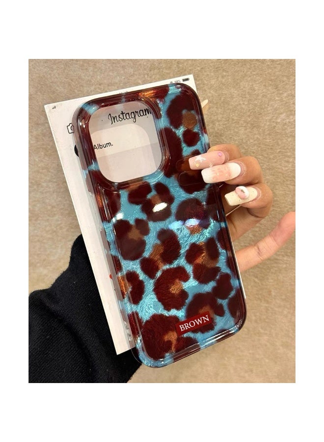 NIBEMINENT Retro Leopard Print Protective TPU Case Cover For iPhone 15 Plus - Image 2