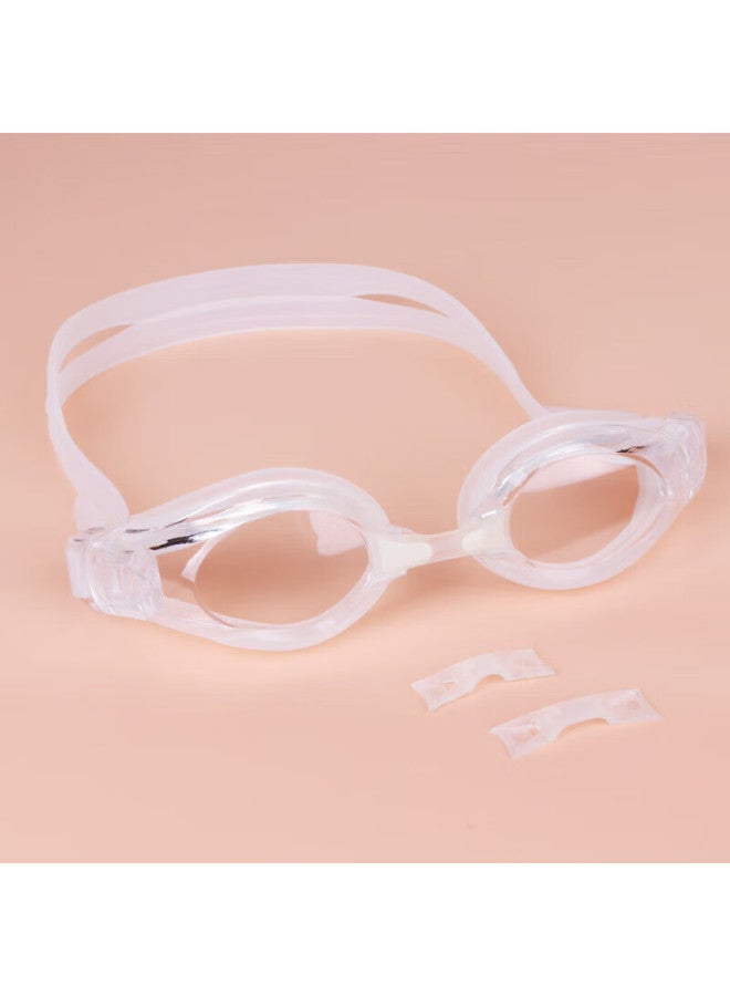 Yingfa High-definition Swimming Goggles, Uni Large Frame, Waterproof, Anti-fog, Professional Comfortable Non-binding Diving Swimming Gl, White - Image 2