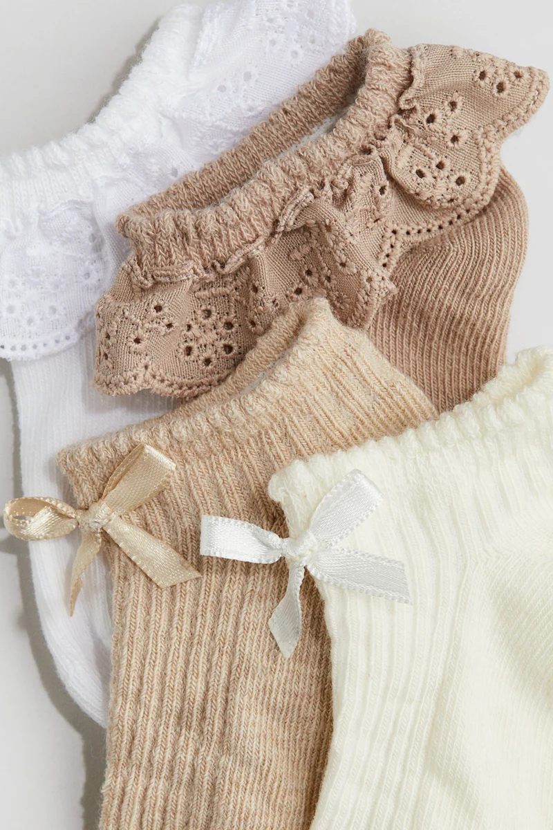 H&M 5-Pack Shaftless Socks