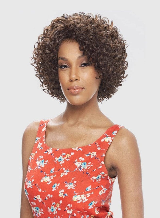 VANESSA Fashion Wigs Medium Short Length Curly Wavy Style Heatwave Synthetic Hair Wig - HESTER (F2058) - Image 1