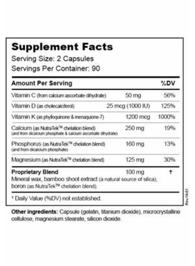 Hardy Nutritionals Macro Mineral Boost - High Intensity Calcium Supplement for Bone & Teeth Health with Vitamin C, D, K, Calcium, Phosphorus, and Magnesium, Ultra Absorbable - Image 2