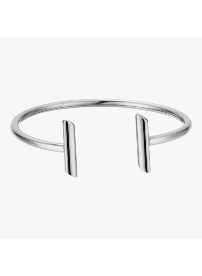 Zink Women's Silver Stainless Steel Bracelet | Zfbg003s - Image 2