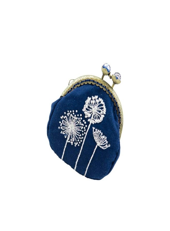 HEALLILY 1 Set Coin Purse Embroidery Pouch Making Kit Lock Embroidery Tool DIY Coin Bag (Dandelion Style) - Image 5