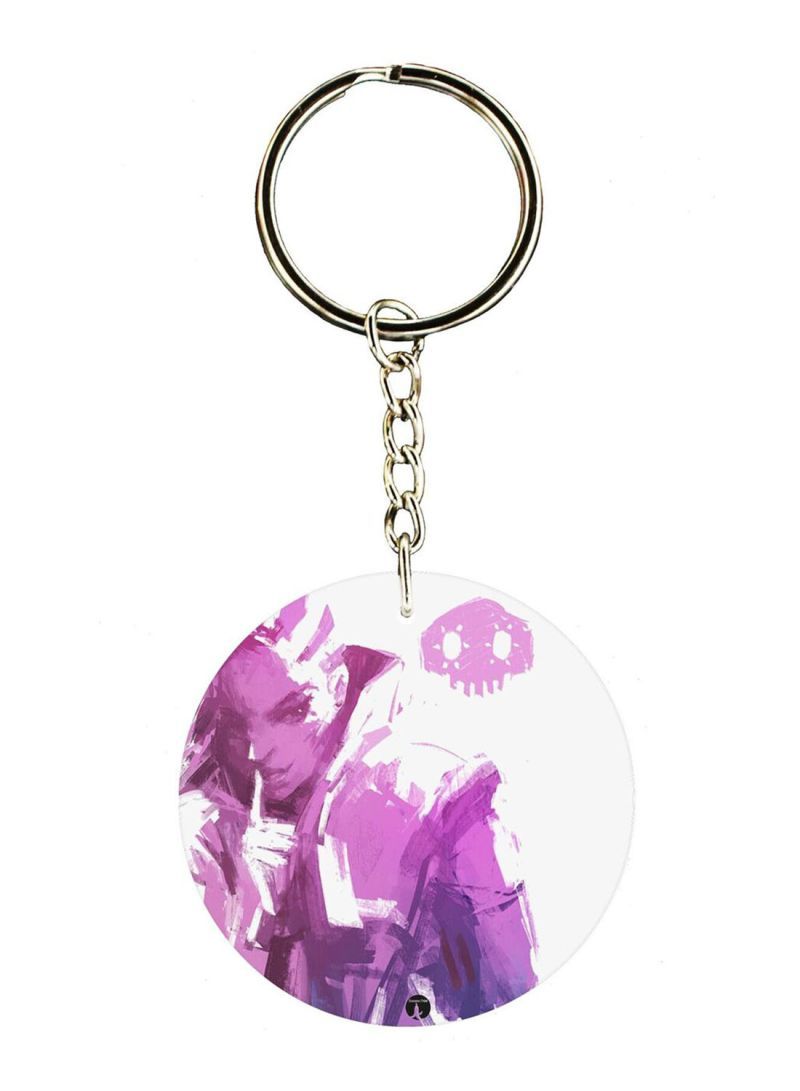 Overwatch Double Side Printed Keychain