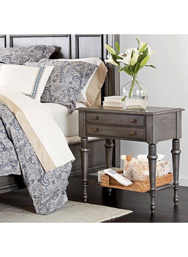 BTSKY Natural Woven Seagrass Letter Tray Desk Paper Document File Organizer, Caramel - Image 3