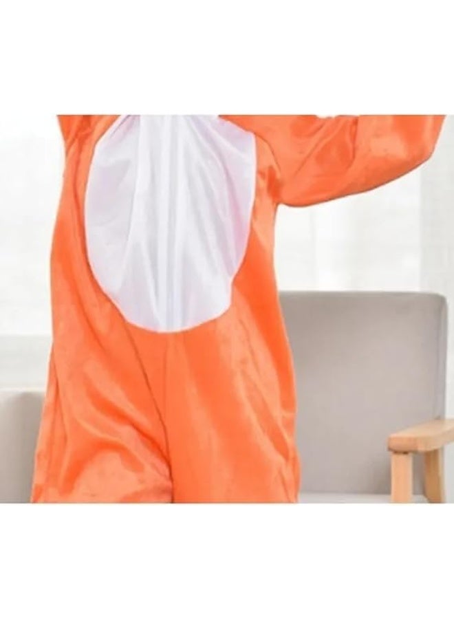 زي ثعلب BrainGiggles للأطفال من عمر سنة إلى ٨ سنوات | أزياء حيوانات للأطفال | زي ثعلب للهالوين للأولاد والبنات | زي ثعلب تنكري للأطفال الصغار والرضع