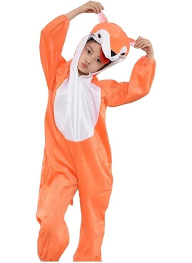 زي ثعلب BrainGiggles للأطفال من عمر سنة إلى ٨ سنوات | أزياء حيوانات للأطفال | زي ثعلب للهالوين للأولاد والبنات | زي ثعلب تنكري للأطفال الصغار والرضع