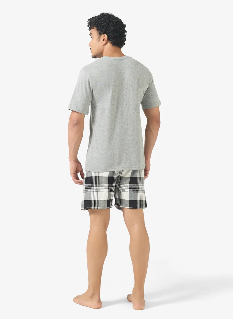 Robert Wood Nightwear T-Shirt & Shorts Set