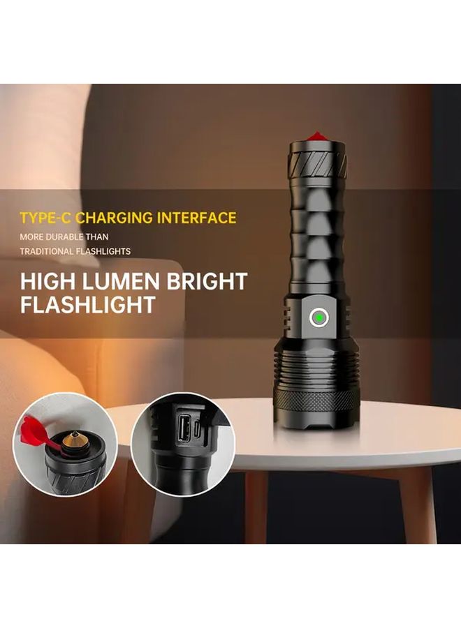 Heavy Duty Outdoor Flashlight With Fast USB Charging Rechargeable Batteries Included For Camping Survival Emergencies Awesome Flashlight - Image 5