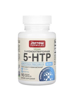 jarrow formulas Jarrow Formulas, 5-HTP, 50 mg, 90 Veggie Capsules  - Image 1