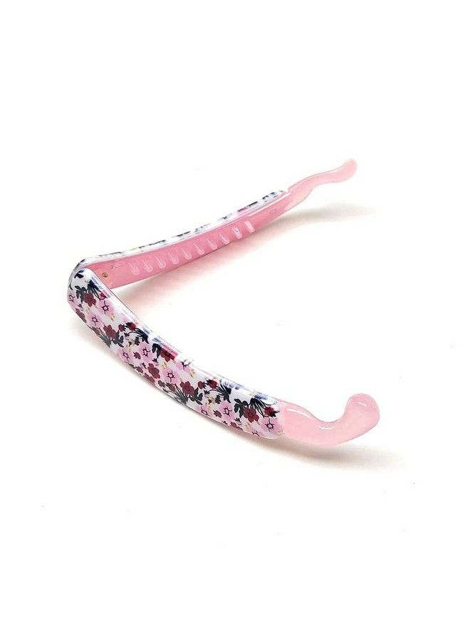 BIRDWARE Products Colorful Floral Banana Hair Clip Classic Clincher Comb Fashionable Printed Twist Clip Comb Banana Clips Hair Comb Claw Grips Clamp For Girl/Kids And Women (Pack Of 9) - Image 3