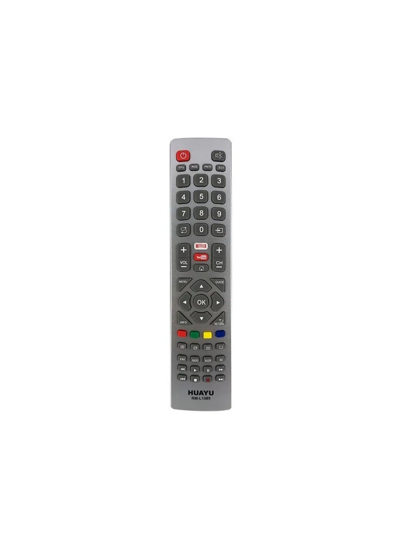 Huayu Universal remote control HUAYU RM-L1589 (SHARP Aquos), Netflix, Youtube - LCD/LED TV - Image 2
