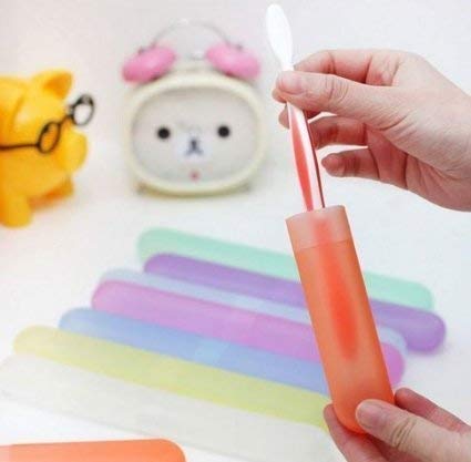 YTM Toothbrush Holder Bathroom Tooth Brush Holder Tube Cap Cover Protect Case (Cover - Multicolor) (Pack of 2pcs) - Image 4