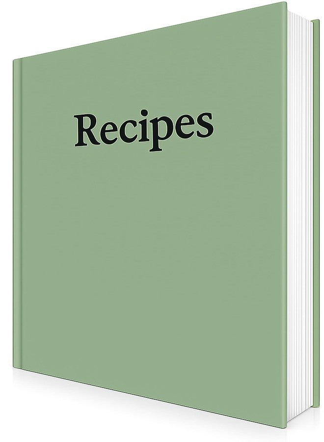 كتاب وصفات WIDBI لكتابة وصفاتك الخاصة - سعة 100 وصفة - 8.5 × 11 بوصة - غلاف مسطح - جداول تحويل واستبدال - ورق 120 جرامًا للمتر المربع - غلاف مقاوم للماء والبقع - Image 1