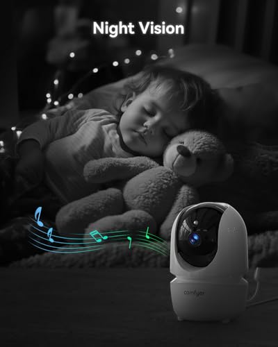 Comfyer BM01 Add-on Camera Baby Monitor, Video Baby Monitor, 1080p FHD Resolution, Remote Pan Tilt Zoom, Two-Way Talk, Night Vision, Peace of Mind - Image 4