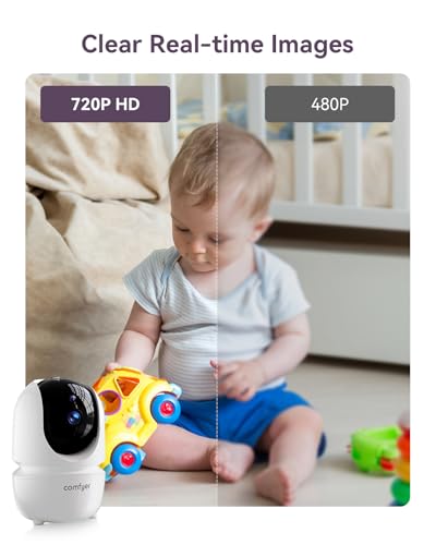 Comfyer BM01 Add-on Camera Baby Monitor, Video Baby Monitor, 1080p FHD Resolution, Remote Pan Tilt Zoom, Two-Way Talk, Night Vision, Peace of Mind - Image 3