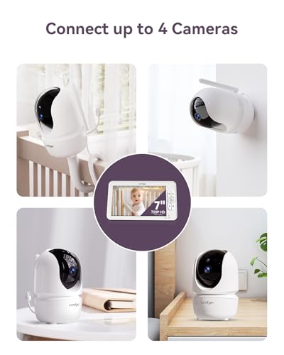 Comfyer BM01 Add-on Camera Baby Monitor, Video Baby Monitor, 1080p FHD Resolution, Remote Pan Tilt Zoom, Two-Way Talk, Night Vision, Peace of Mind - Image 5